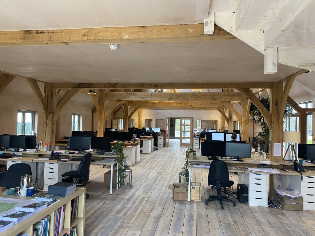 Room above garages, green oak timber frame, barn, traditional
