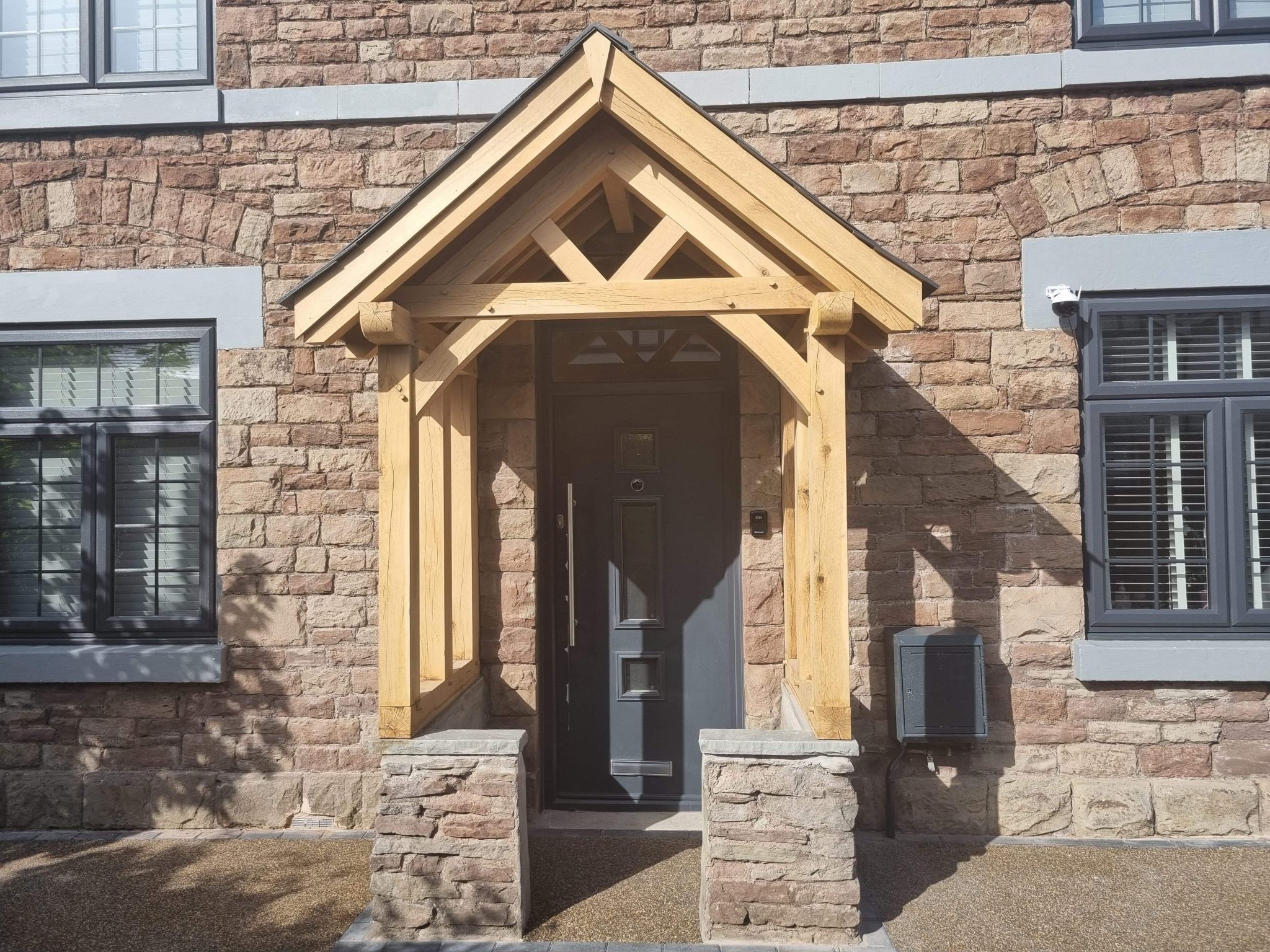 Oak framed porches - Salopwood