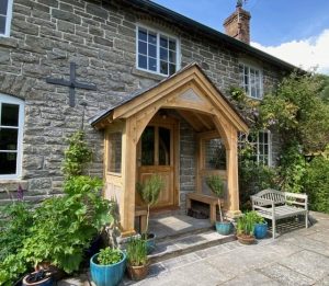Green Oak Porch Shropshire Right 300x261
