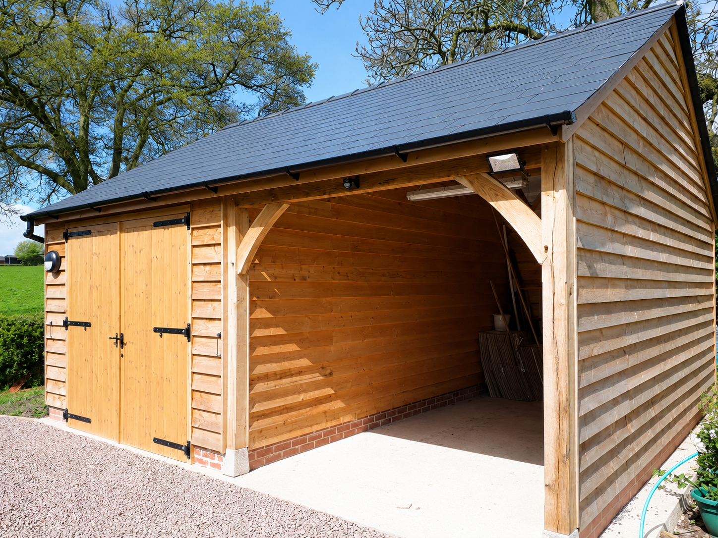 timber garage timber garage